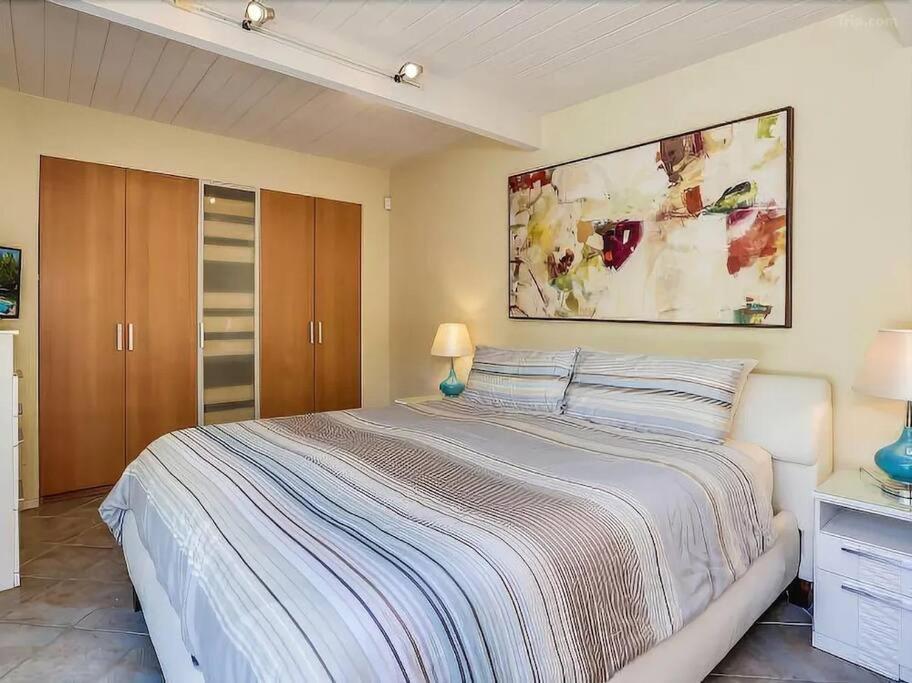 Serene 4 Bed 3 Bath Heated Pool Natural Backyard Heart Of Palm Springs Exteriör bild